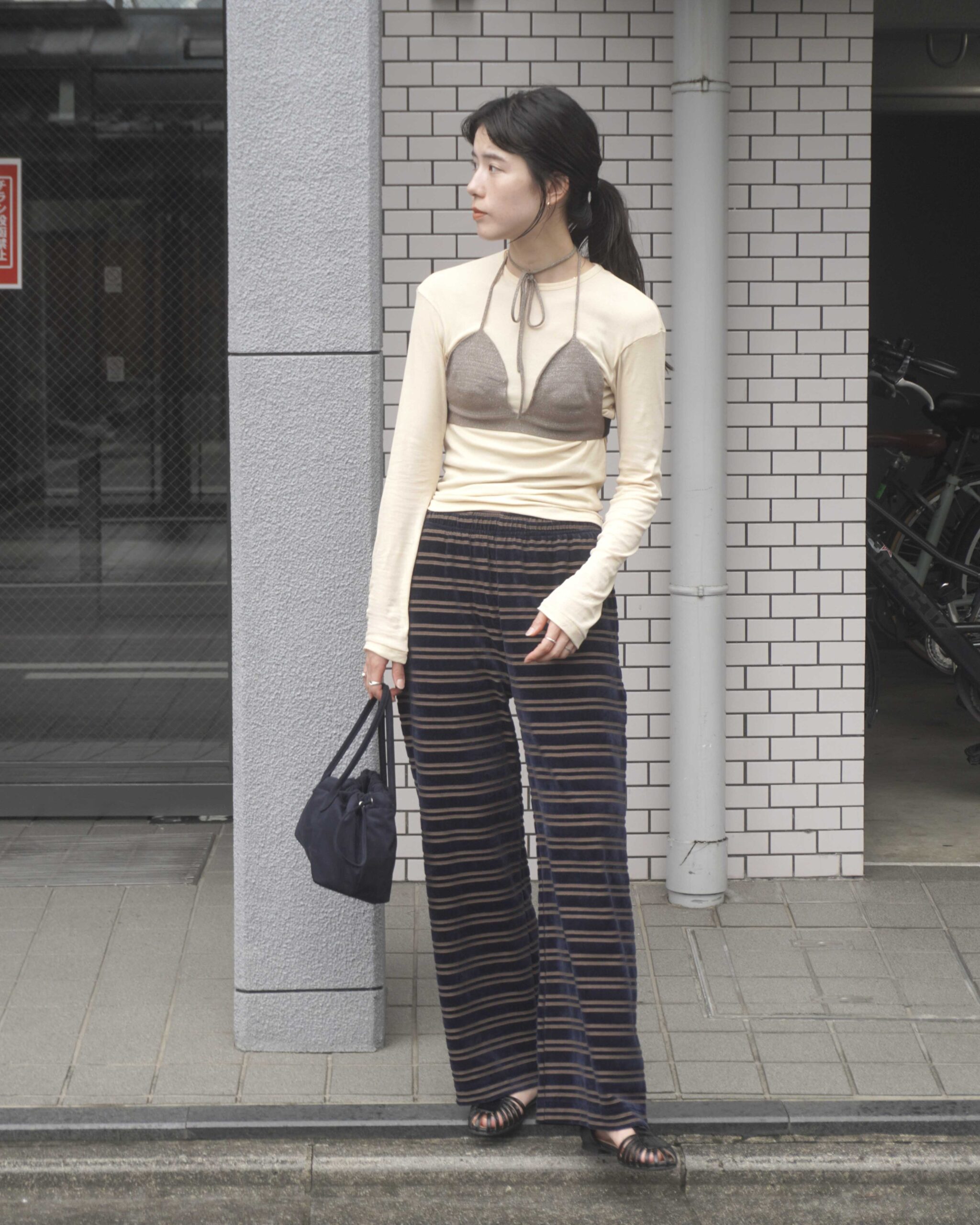 この秋、特別な”LUREX BRA TOP”を作りました。