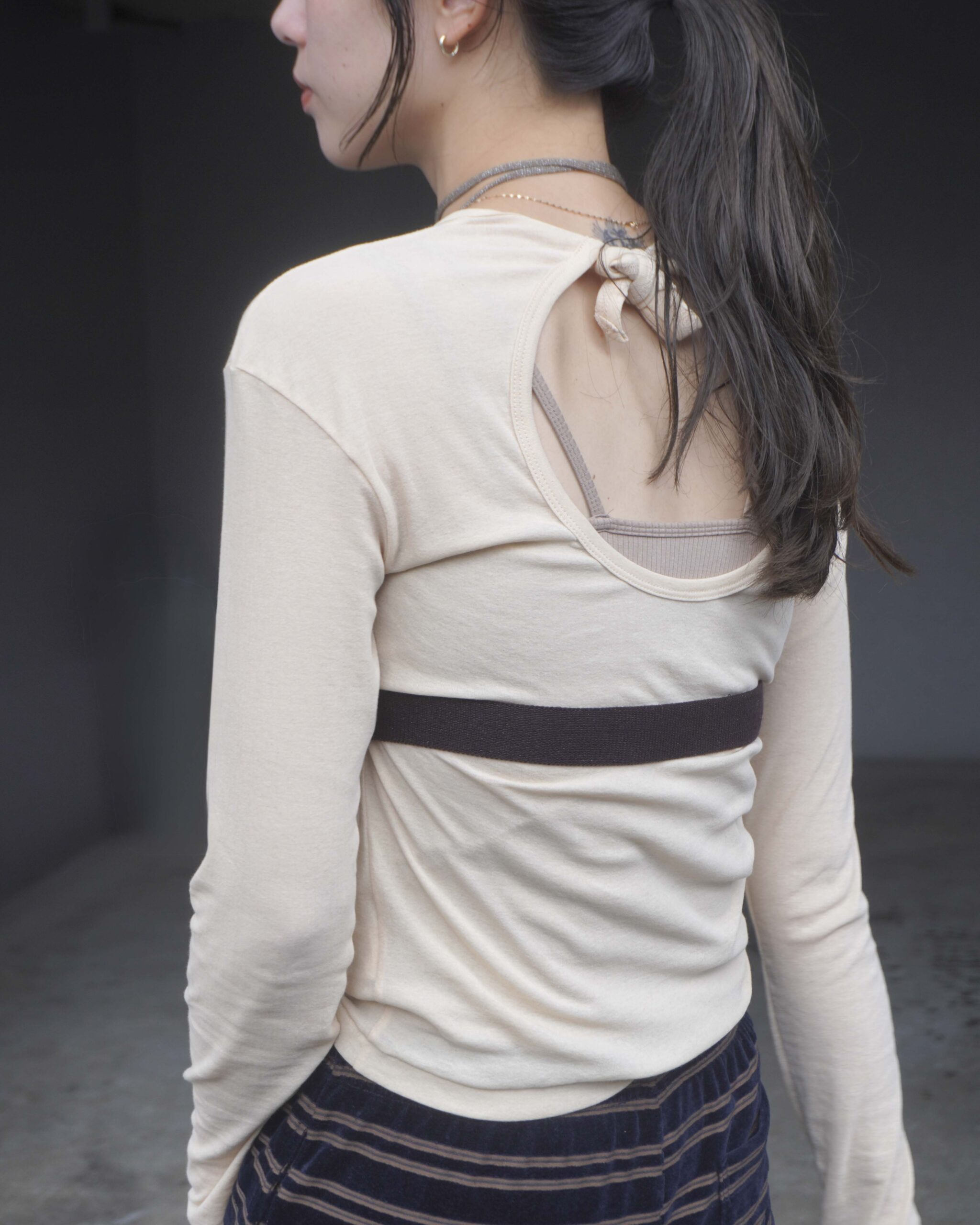 この秋、特別な”LUREX BRA TOP”を作りました。