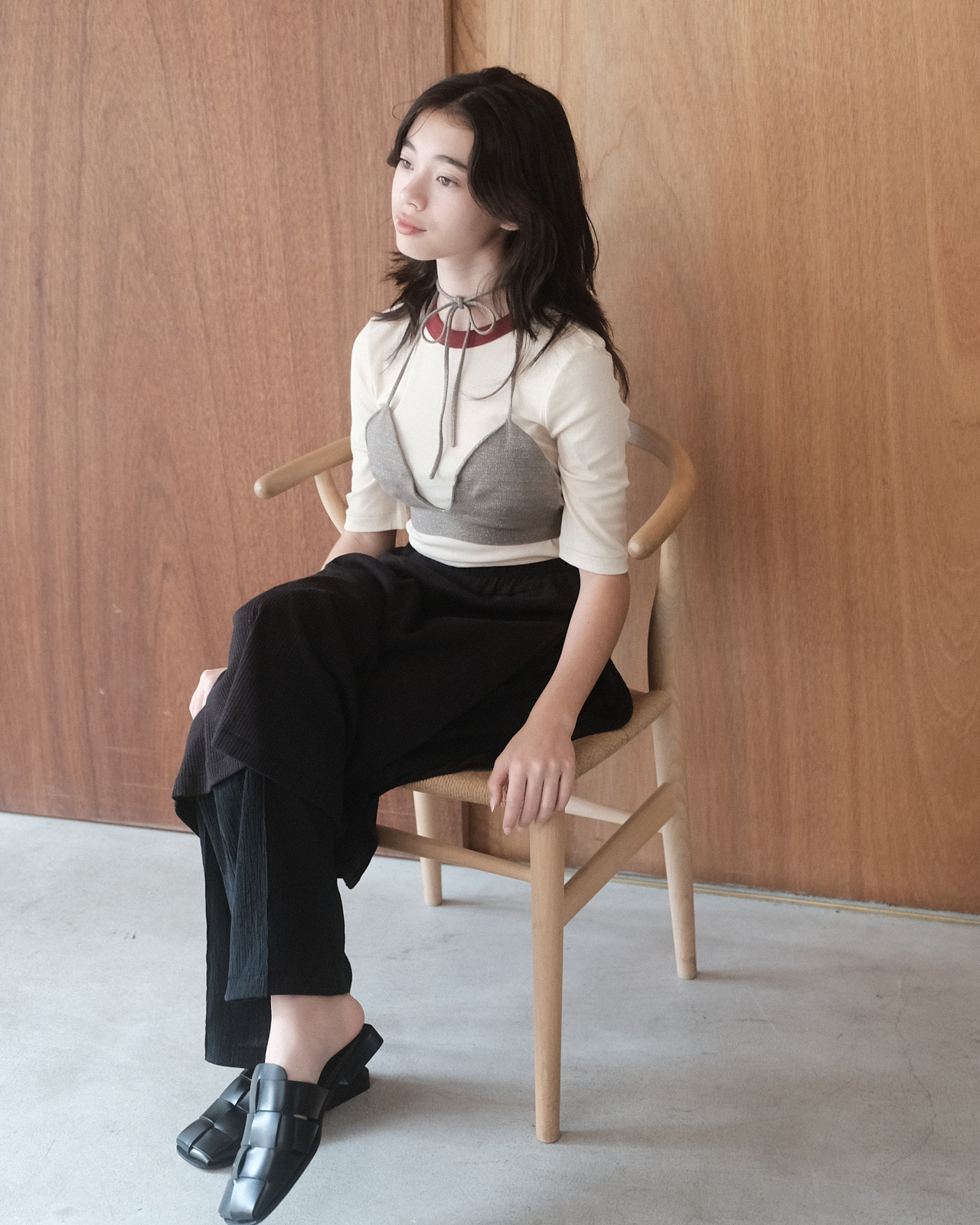 この秋、特別な”LUREX BRA TOP”を作りました。