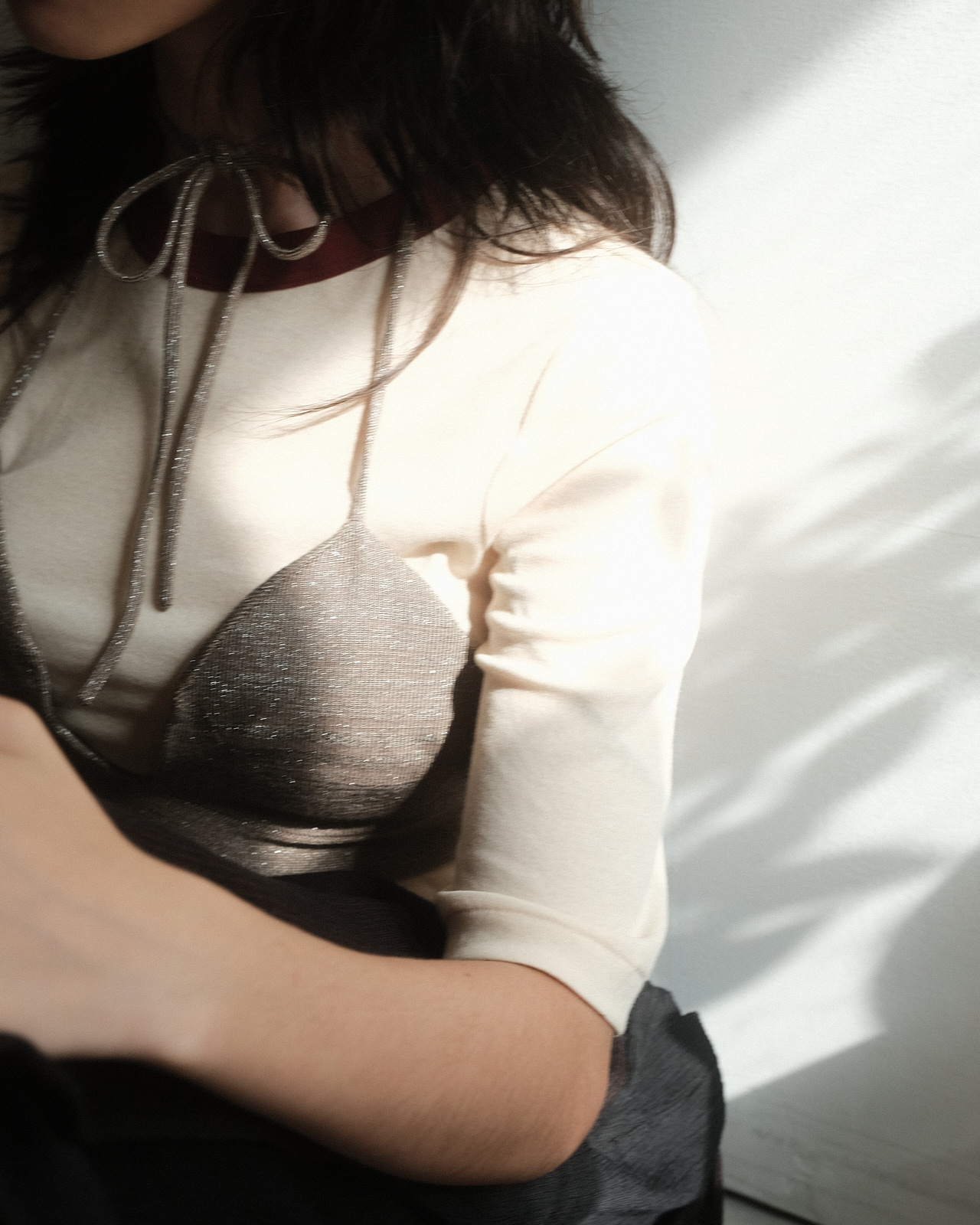 この秋、特別な”LUREX BRA TOP”を作りました。