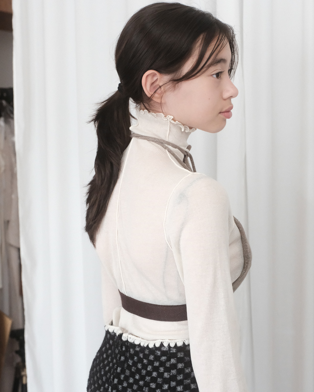 この秋、特別な”LUREX BRA TOP”を作りました。