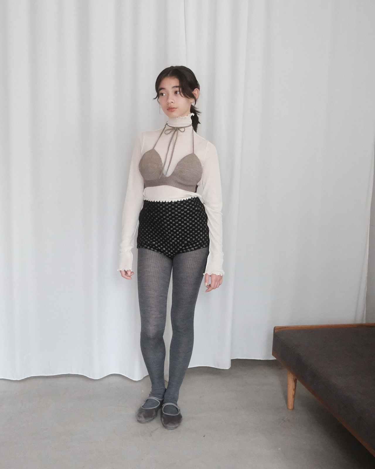 この秋、特別な”LUREX BRA TOP”を作りました。