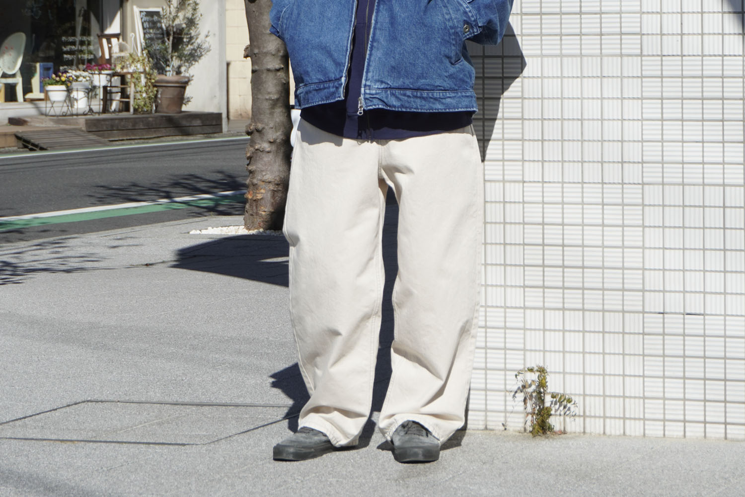 軽いね、このデニム